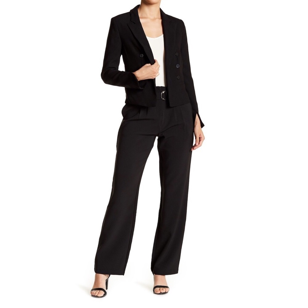 R&J Couture Grommet Accent Pocket Pants